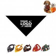 Custom Print Large Triangle Pet Bandannas